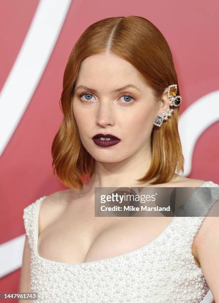 Ellie Bamber attends The Fashion Awards 2022 at the Royal Albert Hall on December 05, 2022 in London, England.