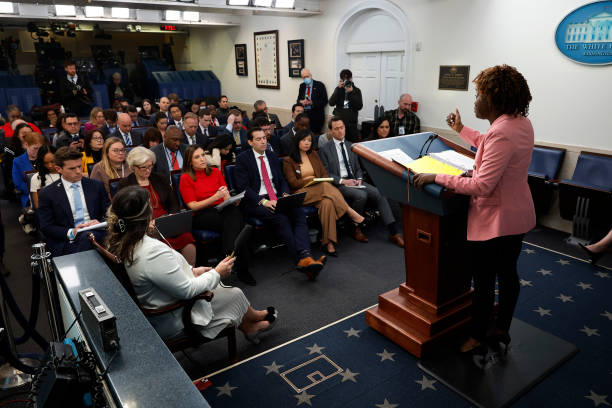 DC: Press Secretary Karine Jean-Pierre Holds White House Media Briefing