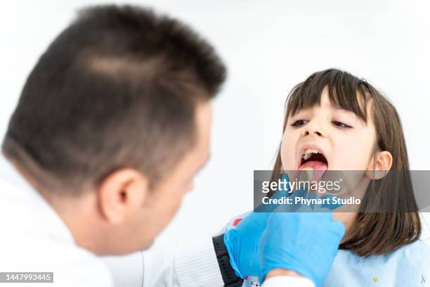strep a - human mouth stock pictures, royalty-free photos & images