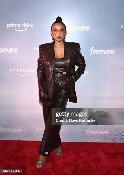 Jeannie Mai Jenkins attends Winter Wonderland hosted by Amazon Freevee and Prime Video in NYC at The Standard High Line on December 08, 2022 in New...