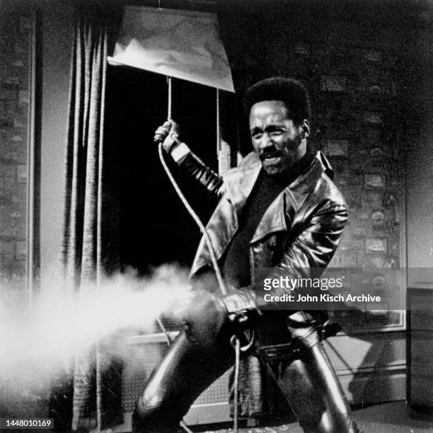 Publicity still of American actor Richard Roundtree in the film 'Shaft,' 1971.