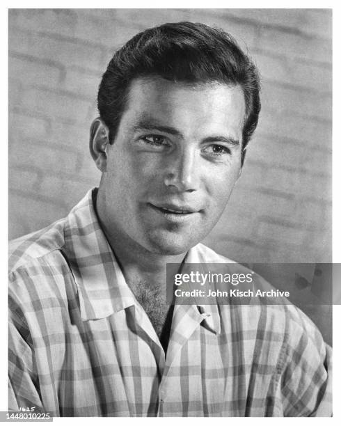 Publicity portrait of Canadian actor William Shatner, 1950s.