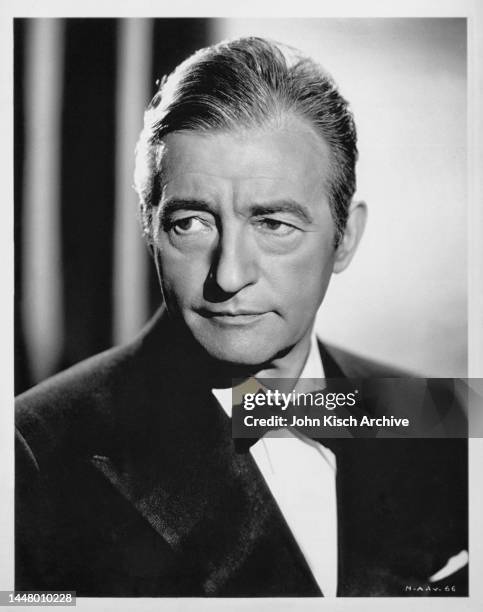 Publicity still of British actor Claude Rains in the film 'NotoriousÕ, 1946.