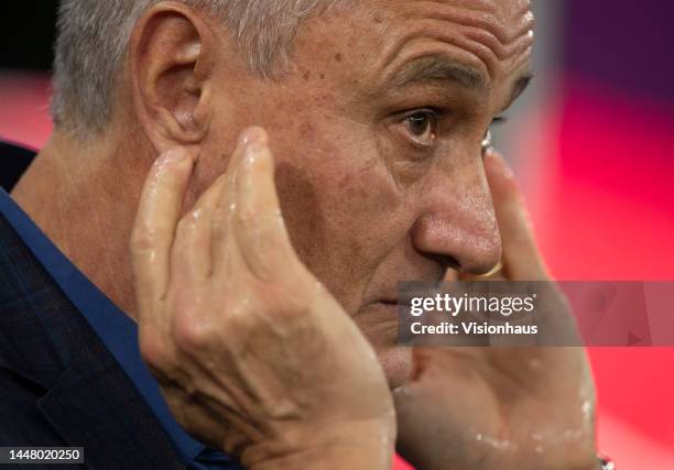 Brazil manager Adenor Leonardo Bacchi during the FIFA World Cup Qatar 2022 quarter final match between Croatia and Brazil at Education City Stadium...