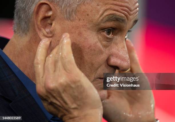 Brazil manager Tite during the FIFA World Cup Qatar 2022 quarter final match between Croatia and Brazil at Education City Stadium on December 9, 2022...