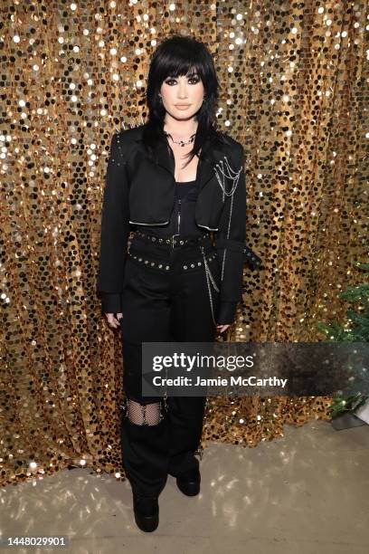 Demi Lovato attends the iHeartRadio Z100’s Jingle Ball 2022 Presented by Capital One at Madison Square Garden on December 9, 2022 in New York, New...