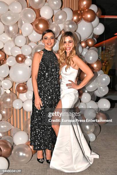 Chenoa and Natalia Rodriguez at the celebration of her 40th birthday on December 10 in Madrid, Spain.