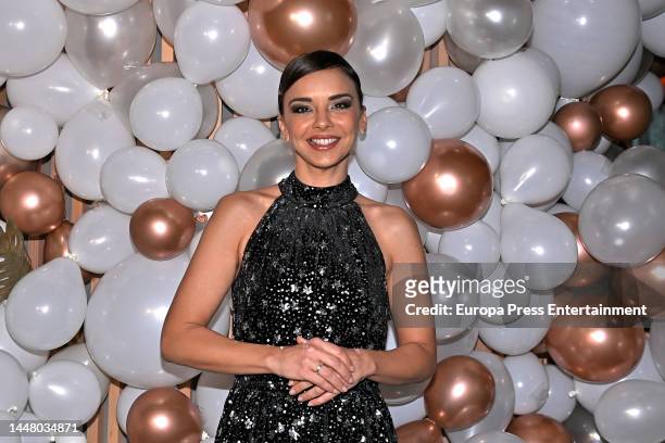 Chenoa poses during the celebration of Natalia Rodriguez's birthday on December 10 in Madrid, Spain.