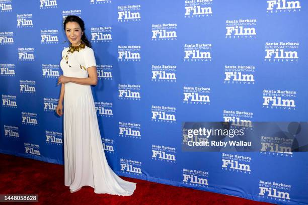 Honoree Michelle Yeoh attends Santa Barbara International Film Festival's 15th annual Kirk Douglas Award for Excellence in Film honoring Michelle...