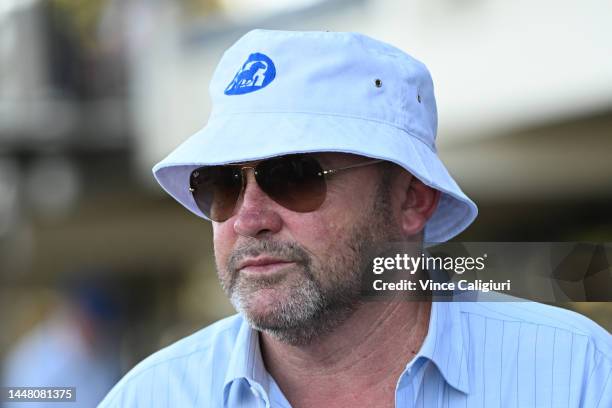 Trainer Peter Moody is seen after Sigh won Race 9, the Ive Handicap, during Melbourne Racing at Sandown Hillside on December 10, 2022 in Melbourne,...