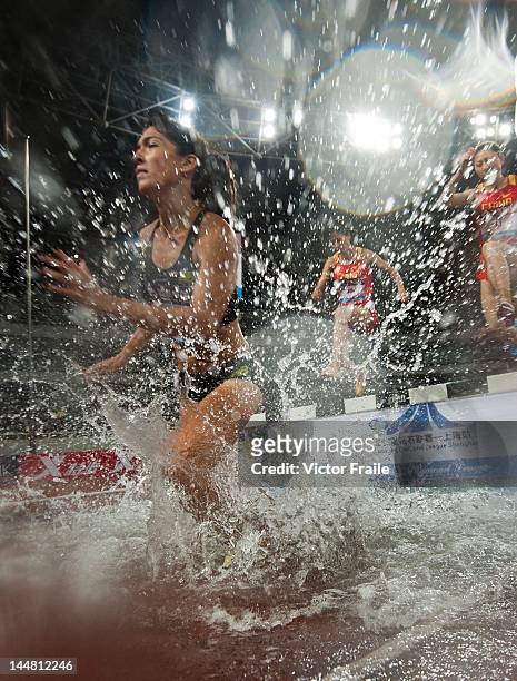 Athletes compete in the Women 3000m Steeplechase during the Samsung Diamond League on May 19, 2012 at the Shanghai Stadium in Shanghai, China.