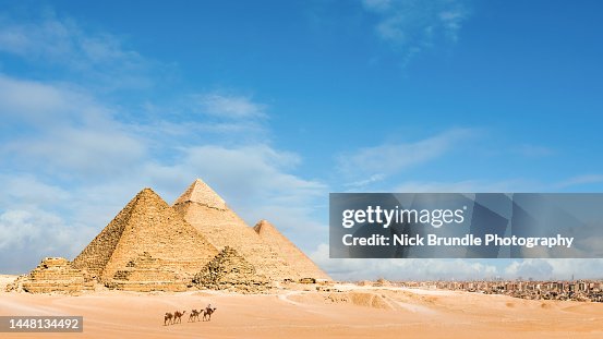 The Pyramids, Giza, Egypt.