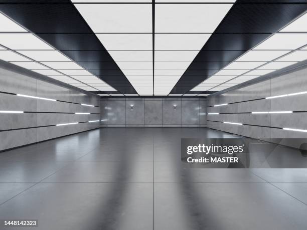 underground cool and modern showroom - ondergrond stockfoto's en -beelden