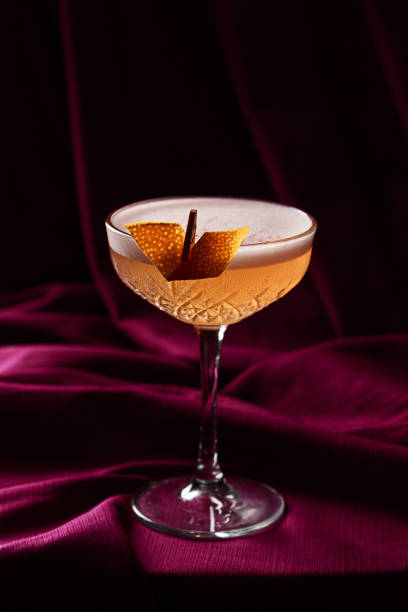 orange alcoholic cocktail - stock photo - orange cocktail stock pictures, royalty-free photos & images