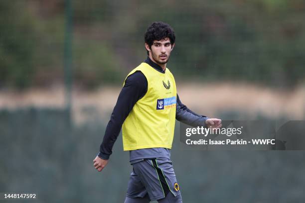 Goncalo Guedes of Wolverhampton Wanderers during a Wolverhampton Wanderers Training Session on December 08, 2022 in Marbella, Spain.