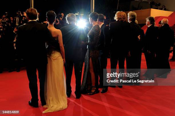 Cast and Crew attend the "Dario Argento's Dracula 3D" Premiere during the 65th Annual Cannes Film Festival at Palais des Festivals on May 19, 2012 in...