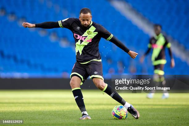 Tiago Manuel Dias 'Bebe' of Rayo Vallecano in action during the friendly match between Real Sociedad and Rayo Vallecano at Reale Arena on December...