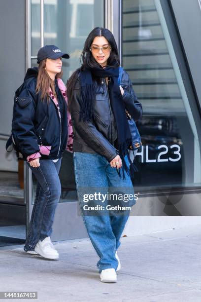 Dua Lipa is seen in Chelsea on December 10, 2022 in New York City.