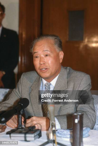 Chinese Premier Zhao Ziyang, Beijing, China, June 1987.