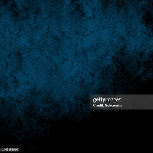 stockillustraties, clipart, cartoons en iconen met blue and black abstract wall texture. grunge vector background. full frame cement surface grunge texture background. - betonblok