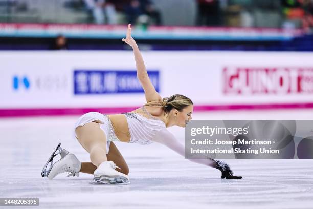 Loena Hendrickx of Belgium competes in the Women's Free Skating during the ISU Grand Prix of Figure Skating Final at Palavela Arena on December 10,...