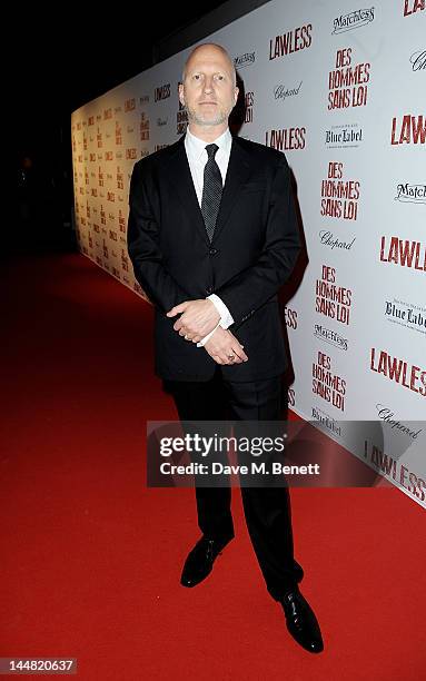 Director John Hillcoat attends the 'Lawless' after party hosted by Manuele Malenotti, Johnnie Walker Blue Label and Chopard during the 65th Cannes...