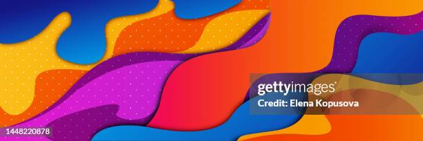 abstract colorful background in modern style. creative creative illustration for app, website, presentation or design. - multi colored background stock illustrations