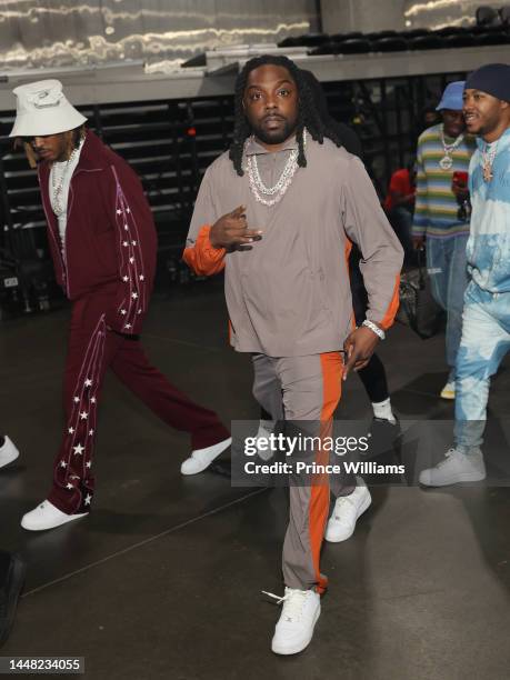 Rapper Future and Rapper Young Scooter attend "Lil Baby & Friends Birthday Celebration Concert" at State Farm Arena on December 9, 2022 in Atlanta,...