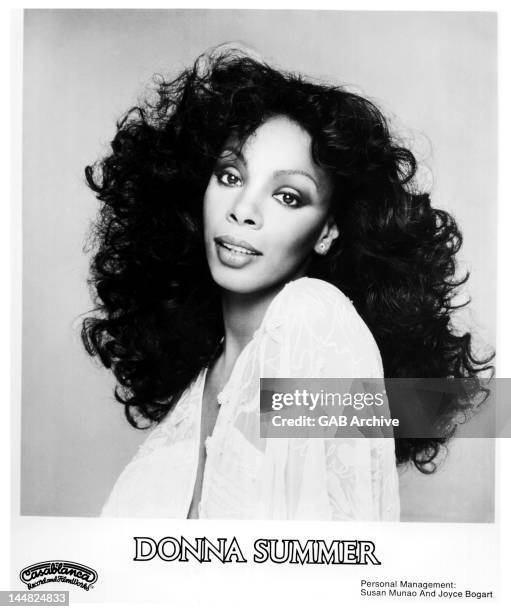 Donna Summer, portrait, USA, 1976.