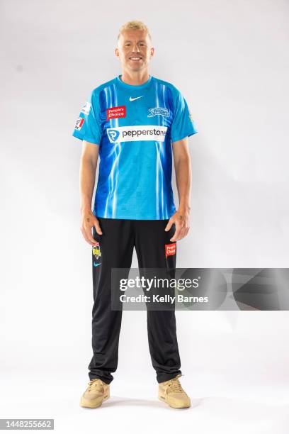 Peter Siddle poses during the Adelaide Strikers Big Bash League headshots session at Karen Rolton Oval on December 09, 2022 in Adelaide, Australia.