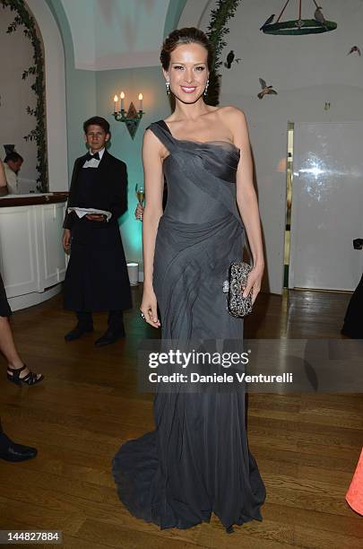 Actress Petra Nemcova attends the Vanity Fair and Gucci Party at Hotel Du Cap during 65th Annual Cannes Film Festival on May 19, 2012 in Antibes,...