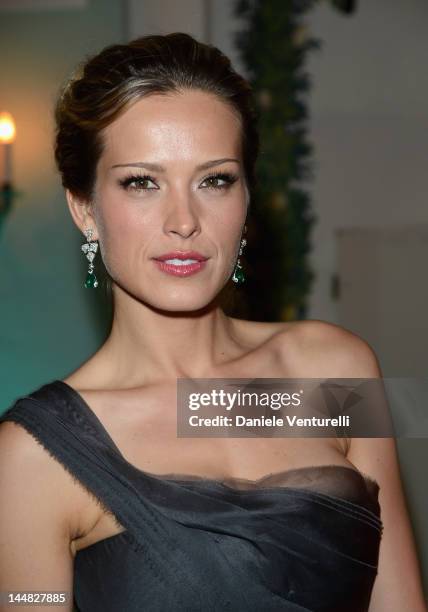 Actress Petra Nemcova attends the Vanity Fair and Gucci Party at Hotel Du Cap during 65th Annual Cannes Film Festival on May 19, 2012 in Antibes,...