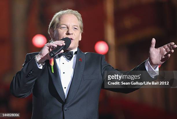 Ben Becker co-hosts the show at the Life Ball 2012 AIDS charity fundraiser at City Hall on May 19, 2012 in Vienna, Austria.