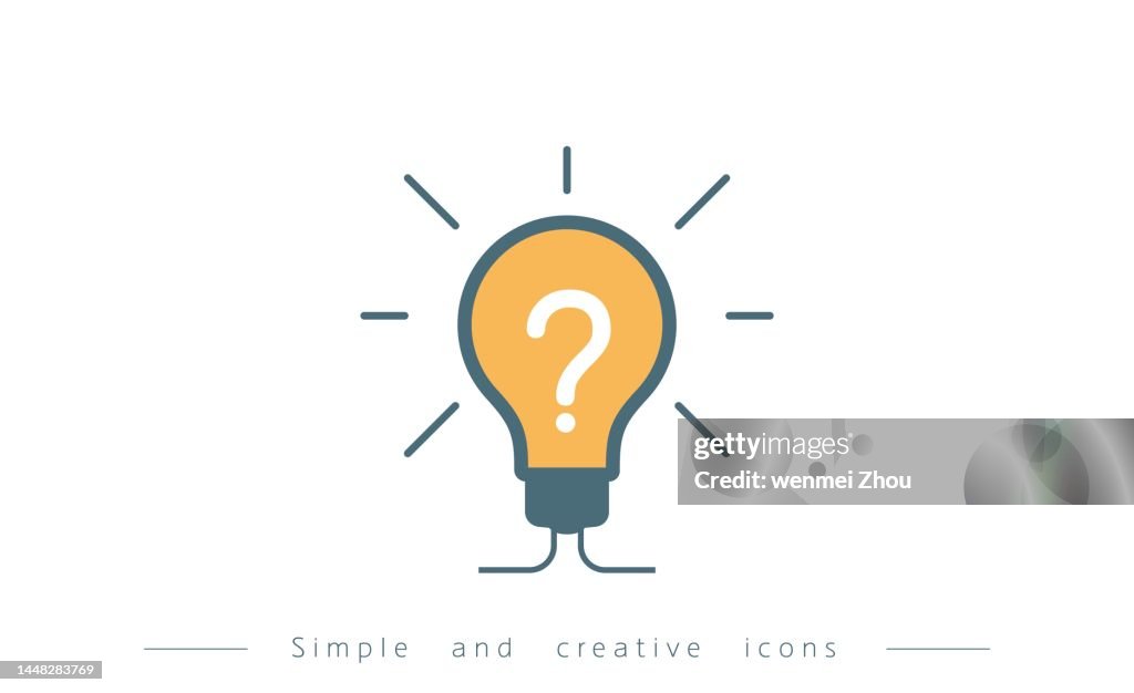 Light Bulb With Question Mark High-Res Vector Graphic - Getty Images
