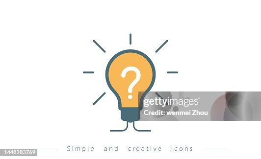 Light Bulb With Question Mark High-Res Vector Graphic - Getty Images