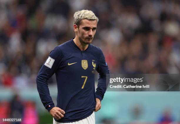 Antoine Griezmann of France during the FIFA World Cup Qatar 2022 quarter final match between England and France at Al Bayt Stadium on December 10,...
