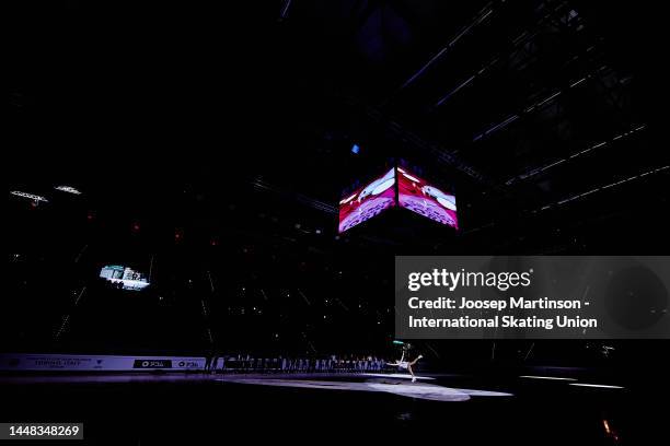 Isabeau Levito of the United States performs in the Gala Exhibition during the ISU Grand Prix of Figure Skating Final at Palavela Arena on December...