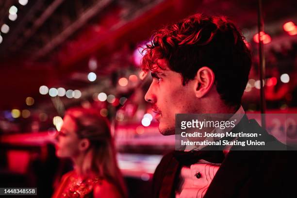 Piper Gilles and Paul Poirier of Canada look o in the Gala Exhibition during the ISU Grand Prix of Figure Skating Final at Palavela Arena on December...