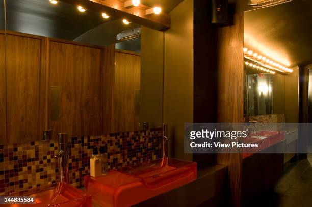 Bureau Nightclub, Kingly Street, London, W1, United Kingdom, Architect: Satmoko Ball Satmoko Ball Architects, Bureau Nightclub Toilet Washbasins With...