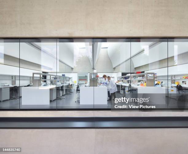 Sainsbury Laboratory, Bateman Street, Cambridge, Cambridgeshire, United Kingdom, Architect: Stanton Williams Sainsbury Laboratory, View Into...