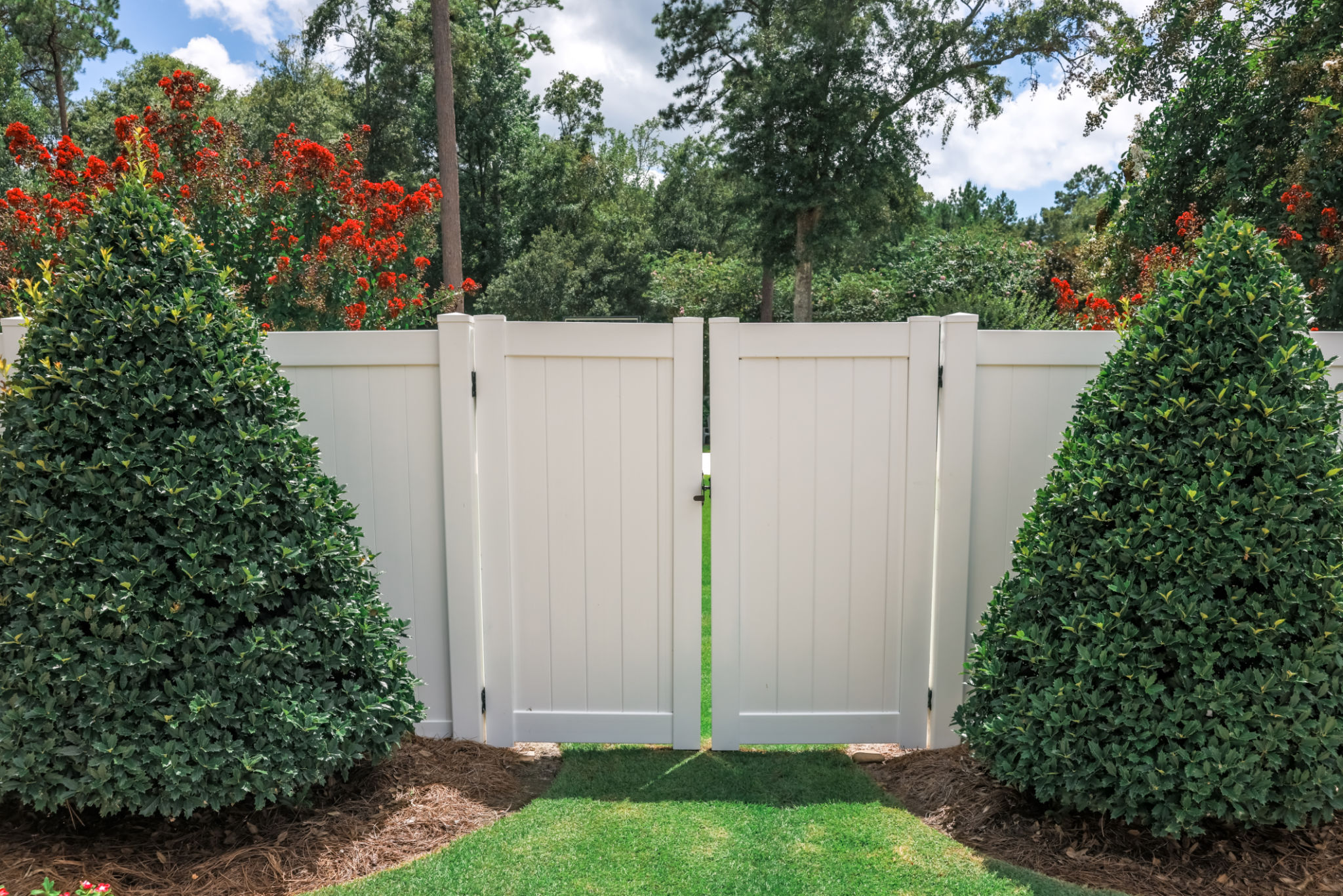PVC fencing