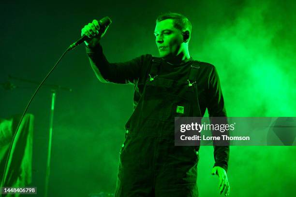 James Graham of The Twilight Sad performs at OVO Arena Wembley on December 11, 2022 in London, England.