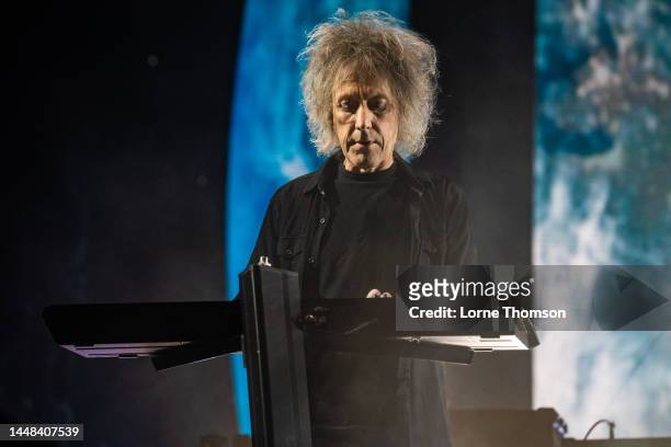 Perry Bamonte of The Cure performs at OVO Arena Wembley on December 11, 2022 in London, England.