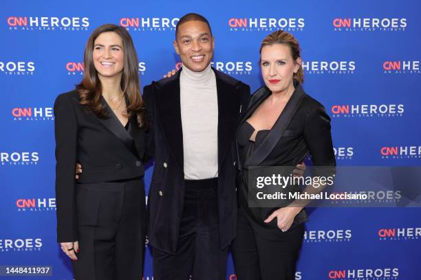 Kaitlan Collins, Don Lemon, and Poppy Harlow attend the 16th annual CNN Heroes: An All-Star Tribute at the American Museum of Natural History on...