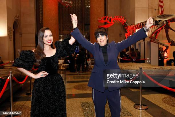 Sofia Carson and Diane Warren attend the 16th annual CNN Heroes: An All-Star Tribute at the American Museum of Natural History on December 11, 2022...