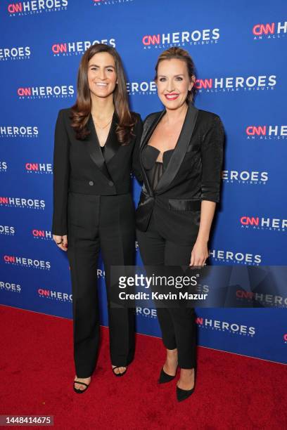 Kaitlan Collins and Poppy Harlow attend the 16th annual CNN Heroes: An All-Star Tribute at the American Museum of Natural History on December 11,...