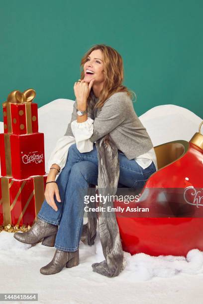 Tricia Helfer attends Christmas Con New Jersey 2022 at Expo Center on December 10, 2022 in Edison, New Jersey.