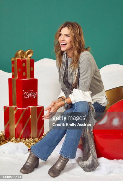 Tricia Helfer attends Christmas Con New Jersey 2022 at Expo Center on December 10, 2022 in Edison, New Jersey.