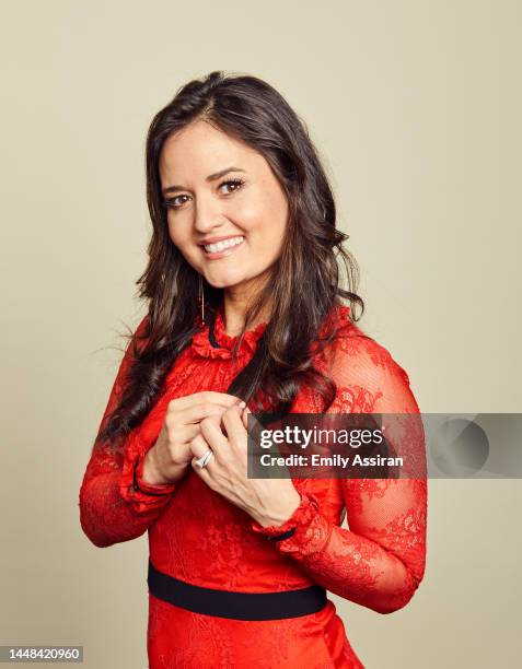 Danica McKellar attends Christmas Con New Jersey 2022 at Expo Center on December 10, 2022 in Edison, New Jersey.