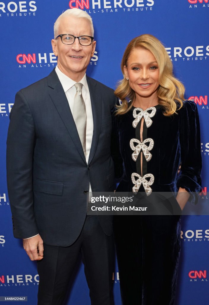 Kelly Ripa Cooper Anderson Cooper and Kelly Ripa attend the 16th annual CNN Heroes: An ...